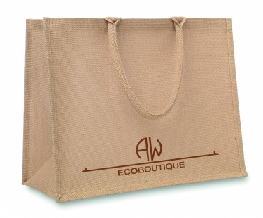 Logo trade promotional merchandise photo of: Jute shopping bag