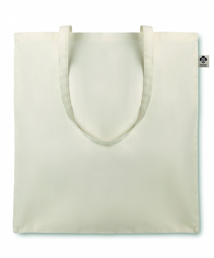 Logo trade promotional merchandise image of: 105gr/m² organic cotton bag