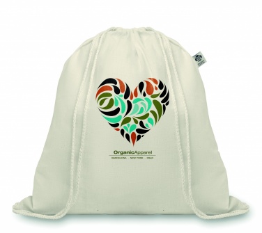 Logo trade promotional giveaways image of: 105gr/m² organic cotton bag