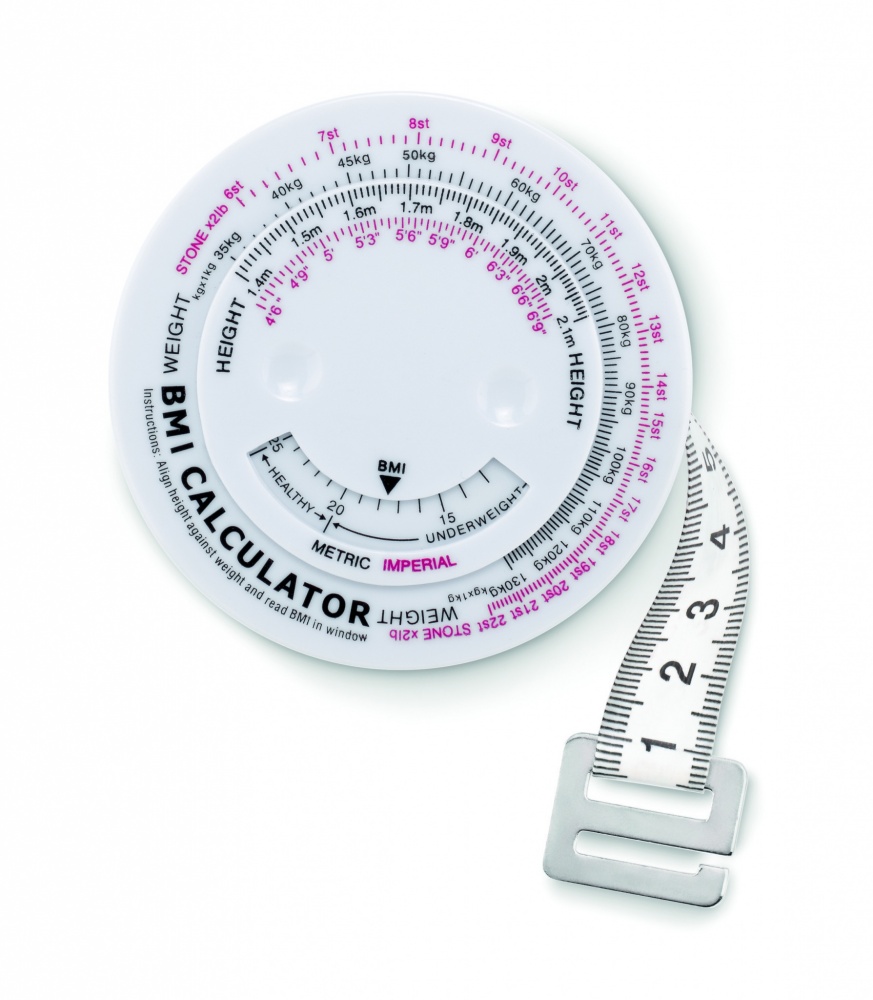 Logotrade promotional item image of: BMI measuring tape