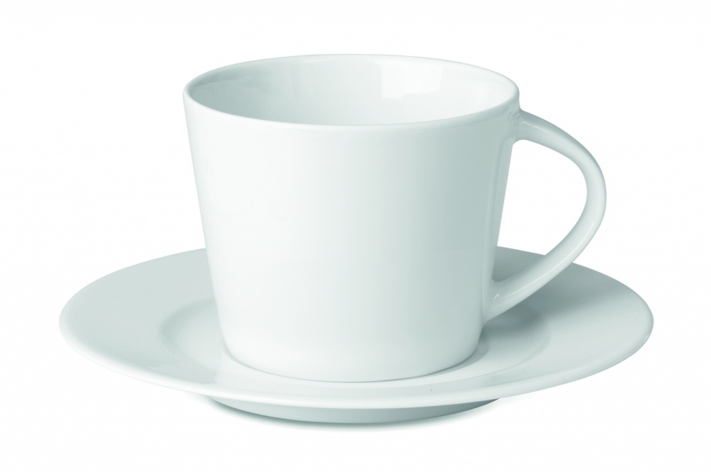 Logo trade corporate gift photo of: Cappuccino cup and saucer