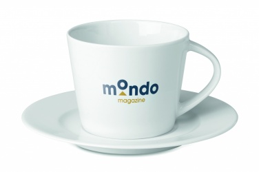 Logotrade promotional products photo of: Cappuccino cup and saucer