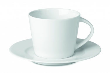 Logo trade business gift photo of: Cappuccino cup and saucer