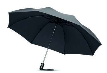 Logo trade promotional giveaways picture of: Foldable reversible umbrella