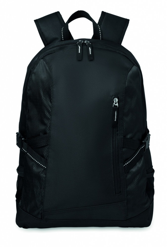 Logo trade promotional merchandise photo of: Polyester laptop backpack