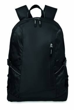 Logo trade business gift photo of: Polyester laptop backpack