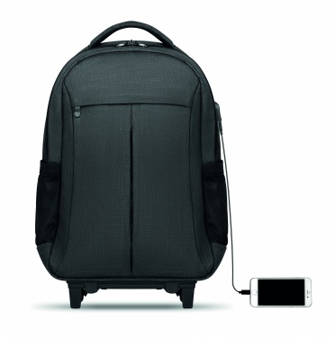 Logo trade promotional merchandise image of: Trolley backpack in 360D