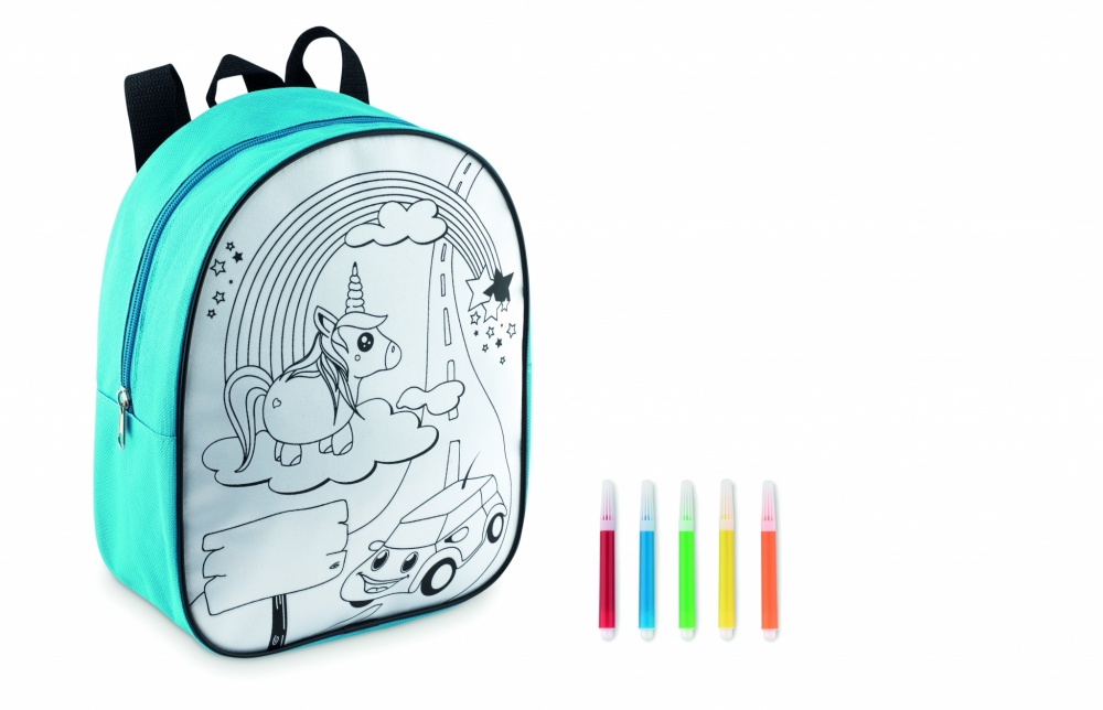 Logotrade corporate gift picture of: Backpack with 5 markers