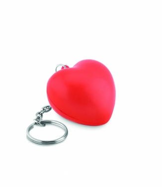 Logotrade advertising product image of: Key ring with PU heart Ogre