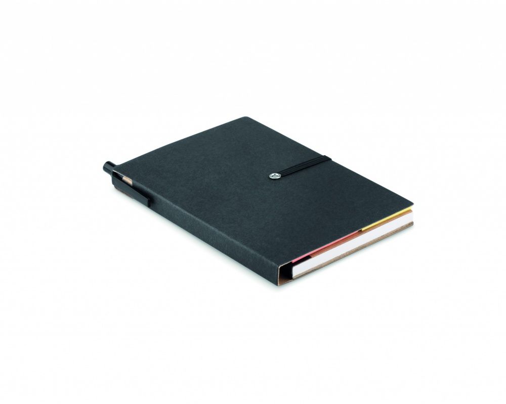 Logo trade promotional giveaway photo of: Notebook w/pen & memo pad