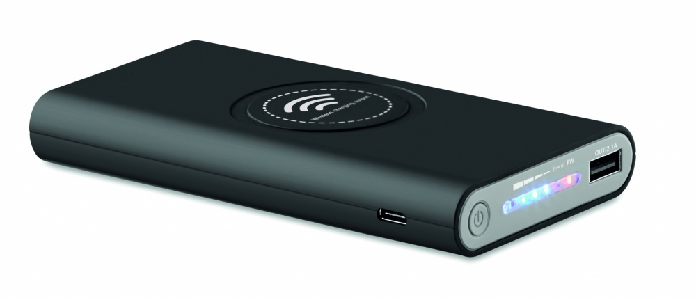 Logo trade promotional giveaway photo of: Wireless power bank Type C