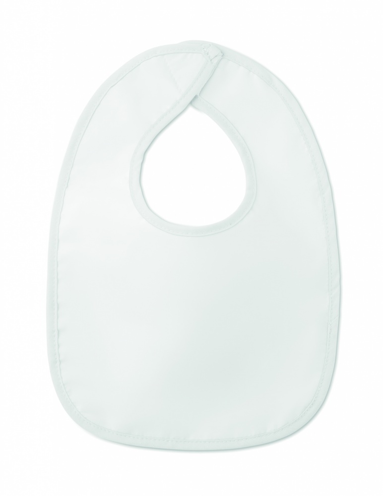 Logo trade promotional item photo of: Baby bib in cotton