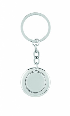 Logotrade promotional gift picture of: Key ring with token Cēsis