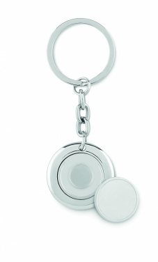 Logotrade promotional merchandise photo of: Key ring with token