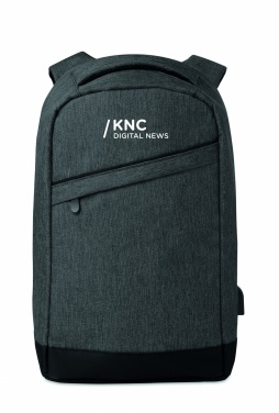 Logo trade promotional items picture of: 2 tone backpack incl USB plug