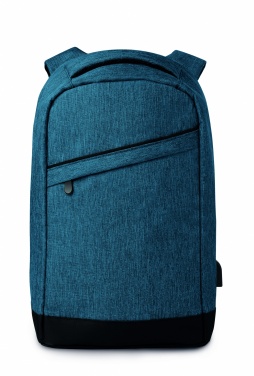 Logotrade advertising products photo of: 2 tone backpack incl USB plug