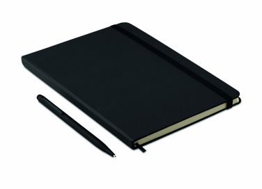 Logo trade promotional giveaway photo of: A5 notebook w/stylus 72 lined