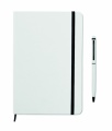 A5 notebook w/stylus 72 lined, White