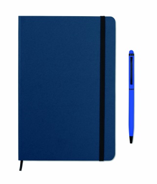 Logotrade promotional gifts photo of: A5 notebook w/stylus 72 lined