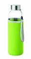 Glass bottle in pouch 500ml, Lime