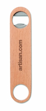 Logotrade promotional giveaway picture of: Wooden bottle opener