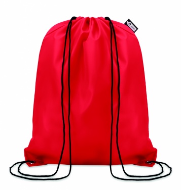 Logo trade promotional gifts picture of: 190T RPET drawstring bag