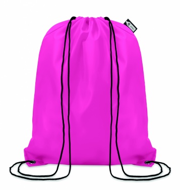 Logo trade promotional products image of: 190T RPET drawstring bag