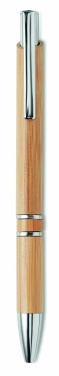 Logo trade promotional giveaways image of: Bamboo automatic ball pen