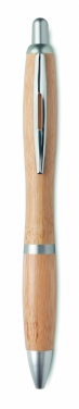 Logo trade promotional product photo of: Ball pen in ABS and bamboo