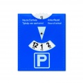 Parking card in PVC, Blue