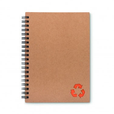 Logo trade promotional merchandise image of: Mineral paper notebook 70 line