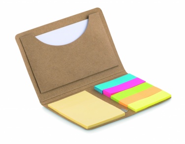 Logo trade promotional items picture of: Card holder with memo set