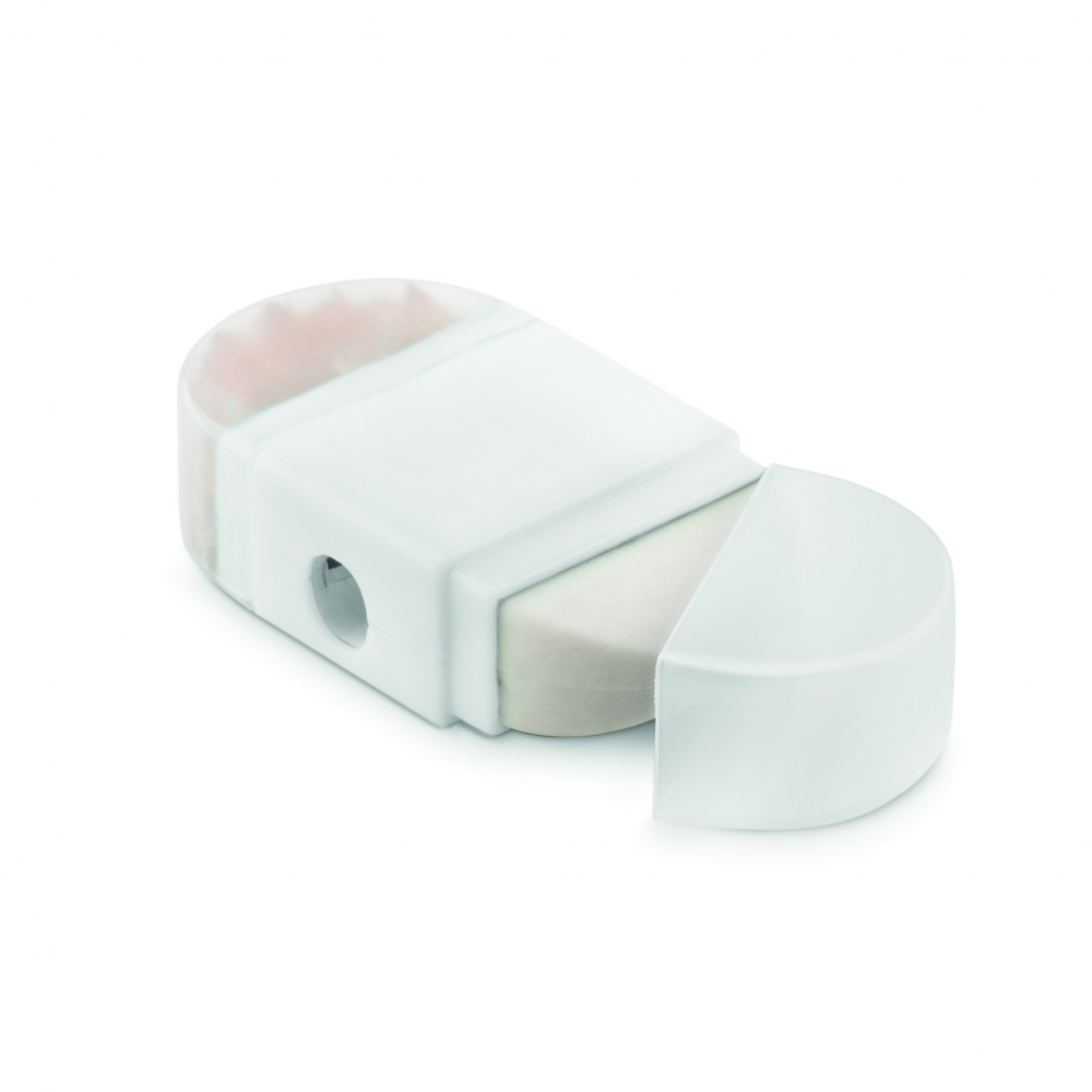 Logotrade business gift image of: Sharpener and eraser