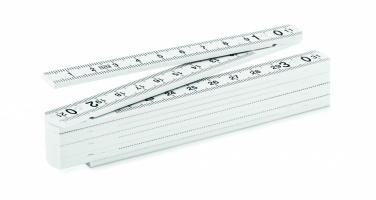 Logo trade promotional gifts image of: Folding ruler 1m