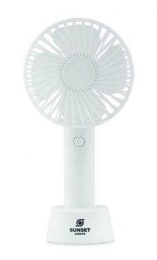 Logo trade promotional items picture of: USB desk fan with stand 