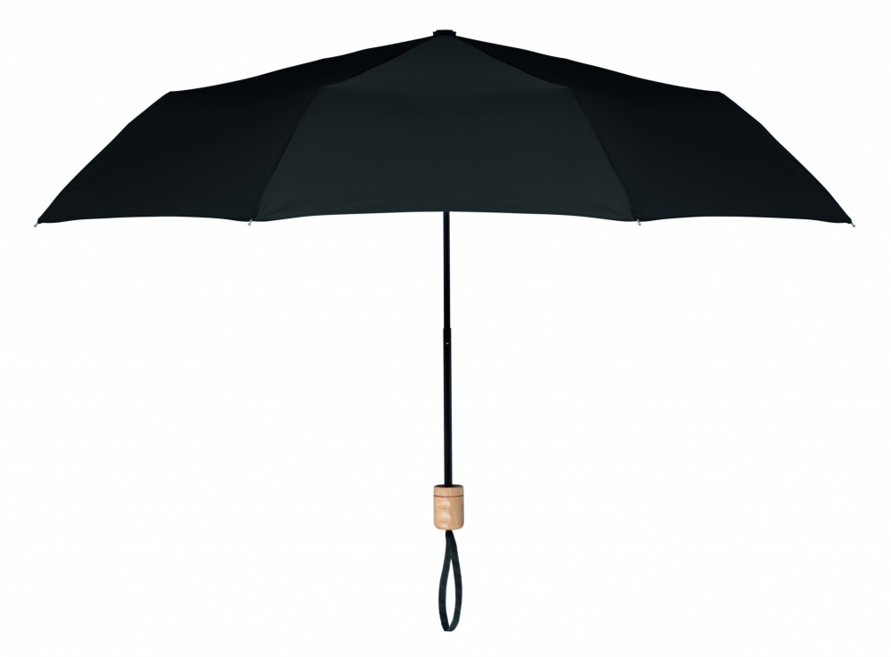 Logo trade corporate gifts image of: 21 inch RPET foldable umbrella