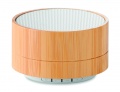 3W Bamboo wireless speaker, White