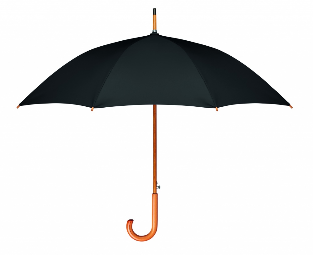 Logo trade business gifts image of: 23 inch umbrella RPET pongee