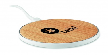 Logotrade promotional giveaways photo of: Wireless charger round 5W