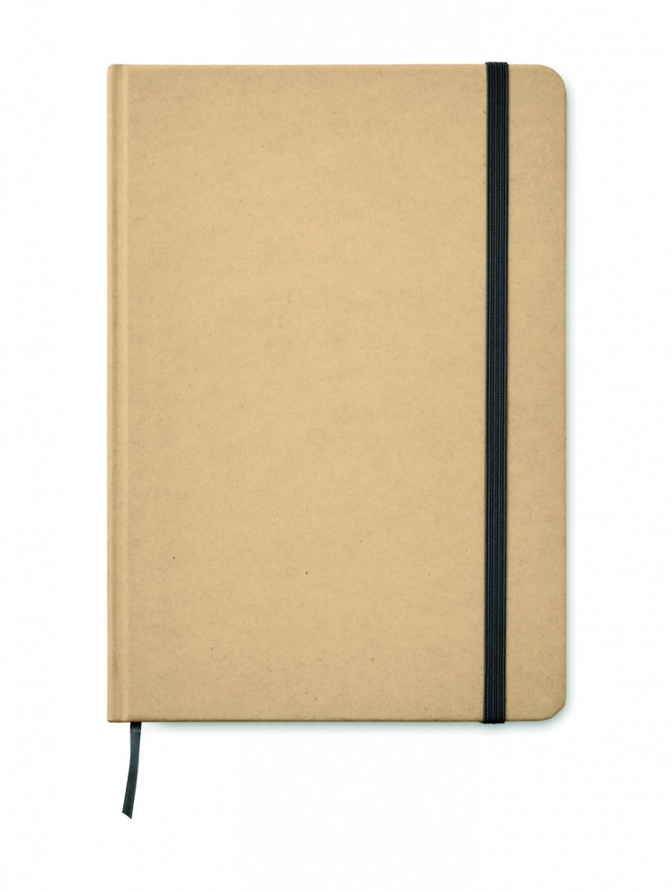 Logotrade promotional product picture of: A5 recycled notebook 80 lined