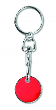 Logotrade promotional item picture of: Key ring token (€uro token)