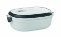 PP lunch box with air tight lid, White