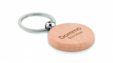 Logotrade promotional gifts photo of: Round wooden key ring Saldus