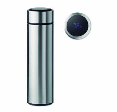 Logo trade promotional giveaways image of: Bottle with touch thermometer