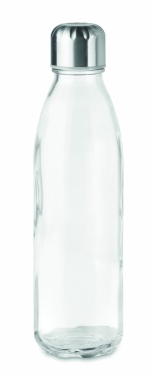 Logo trade promotional giveaways image of: Glass drinking bottle 650ml