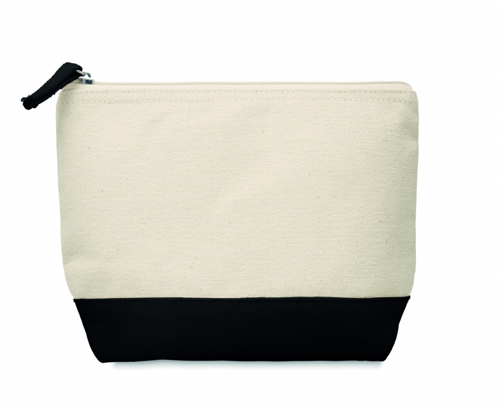 Logotrade corporate gift image of: Bicolour cotton cosmetic bag