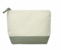 Bicolour cotton cosmetic bag, Rope