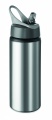 Aluminium bottle 600 ml, Matt Silver