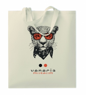 Logo trade corporate gifts image of: 140gr/m² cotton shopping bag