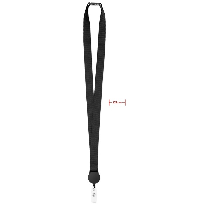 Logo trade promotional items picture of: Lanyard retractable clip